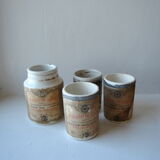 Lot of ceramic pots Felix Potin