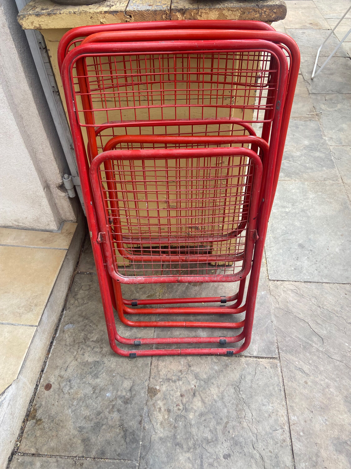 Trio de chaises ted net Ikea vintage