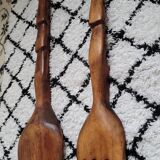 Ensemble de Couverts en Bois Artisanaux - Made in Philippines