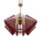 "Rozwój" Kłobuck hanging string lamp, Polish design from the PRL 1970