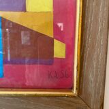 Tableau de gouache de Kurt Lewy