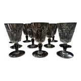 12 crystal water glasses from Baccarat, Missouri model.