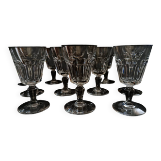 12 crystal water glasses from Baccarat, Missouri model.