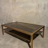 Vintage Italian brass coffee table – Mara – 1970s