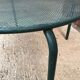 Table basse métal perforé vintage
