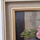 Vintage original flower oil painting, signed floral still life