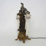 Pièce unique. Prototype de lampe sur pied, lampe de chevet. Artiste hollandais