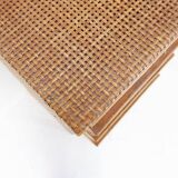 Vintage Bamboo And Rattan Chest Of Drawers - 1960s