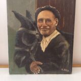 Old portrait painting.