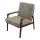 Mid century teak Armchair 'Mettmann' - reupholstered