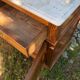 Toilet cabinet 1900 top marble pitchpin / bathroom furniture / sink