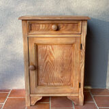 Vintage pine bedside table