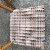 Set of 4 Scandinavian style chairs in vintage beech