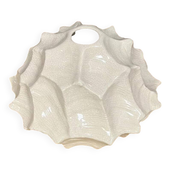 Art Deco cracked earthenware shell vase circa 1930