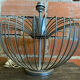 Chrome Metal Wire Space Age Lamp Base 1970s Vintage #D82