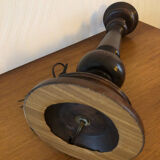 Vintage turned wooden lamp foot