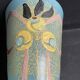 Enamelled blue vase - Enameled Art Nouveau