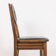 Étienne Kohlmann. Set of 6 Modernist style chairs. 1960s.