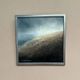 Original Swedish Oil on Panel – “The Surface” by Leif Johansson– Vintage & Framed – 30 × 30 cm (11.8" × 11.8")