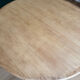 Round oak dining table