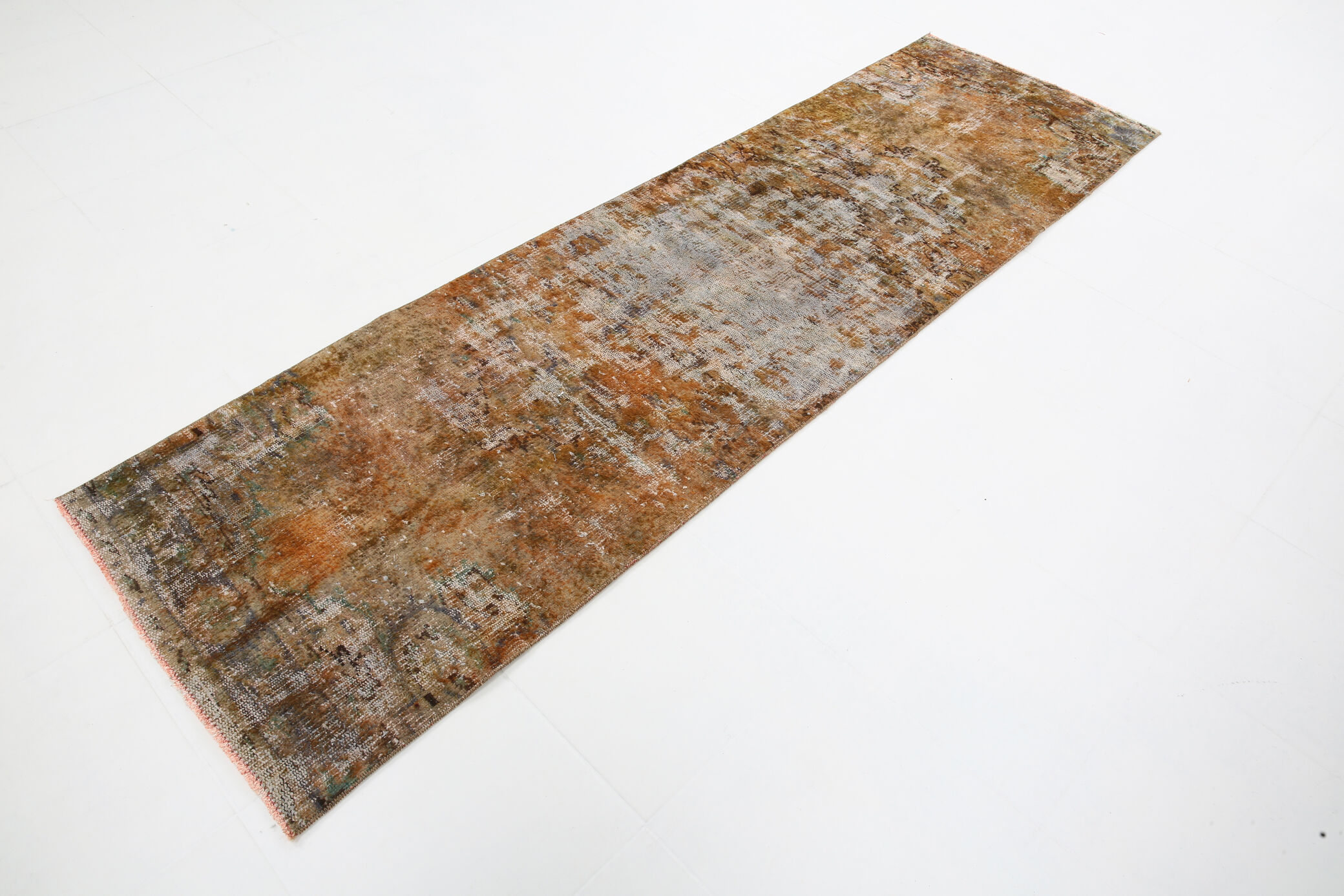 3x9 Vintage Oriental Runner Rug, 80x282Cm, Rug For Kitchen