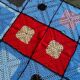 Plaid patchwork tricoté main