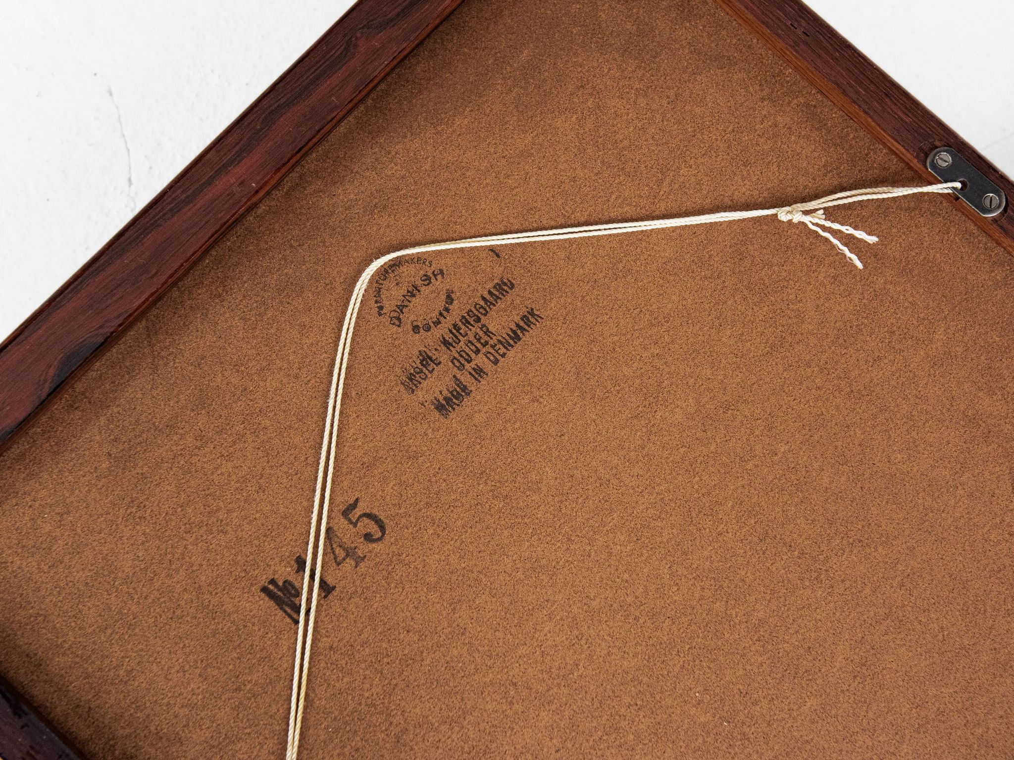 Midcentury Danish mirror in rosewood - Kai Kristiansen for Aksel Kjersgaard