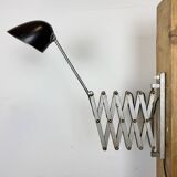 Industrial Midcentury Scissor Wall Lamp, 1950s