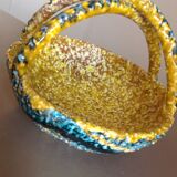 Cup in Fat Lava-style polychrome ceramics