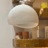 Minimalist suspension cloud Japanese wabi sabi white - d30 cm