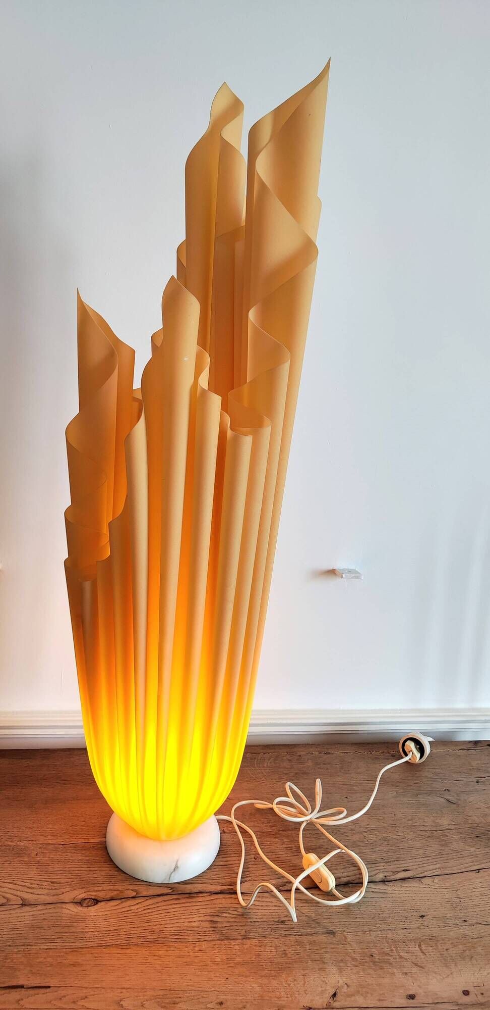 Large floor lamp Georgia Jacob model Athena France 1980s