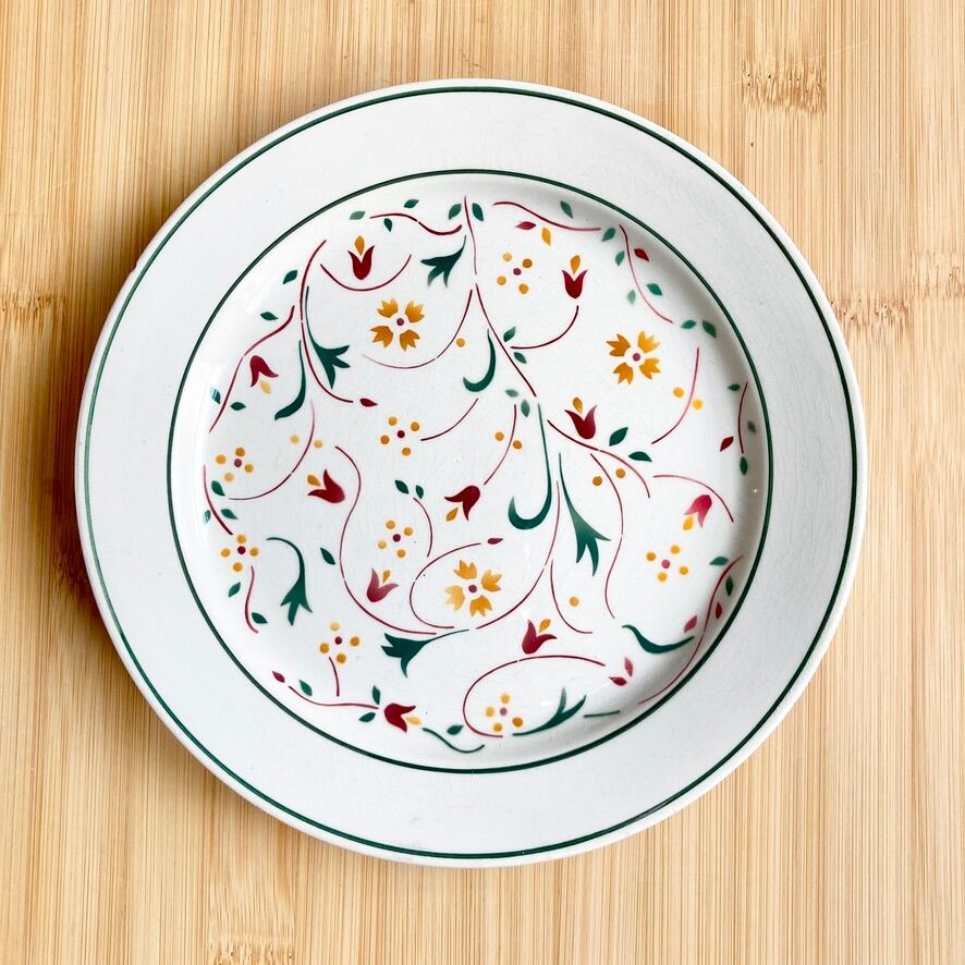 Dessert plates Creil Montereau 40's