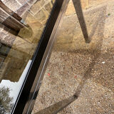 Smoked glass dining table