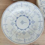 Set of 14 plates Copenhagen Boch brothers Keramis