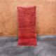 Moroccan rug Beni M'Guild red - 231 x 102 cm