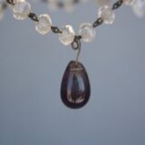 Pampille bronze chandelier and charm