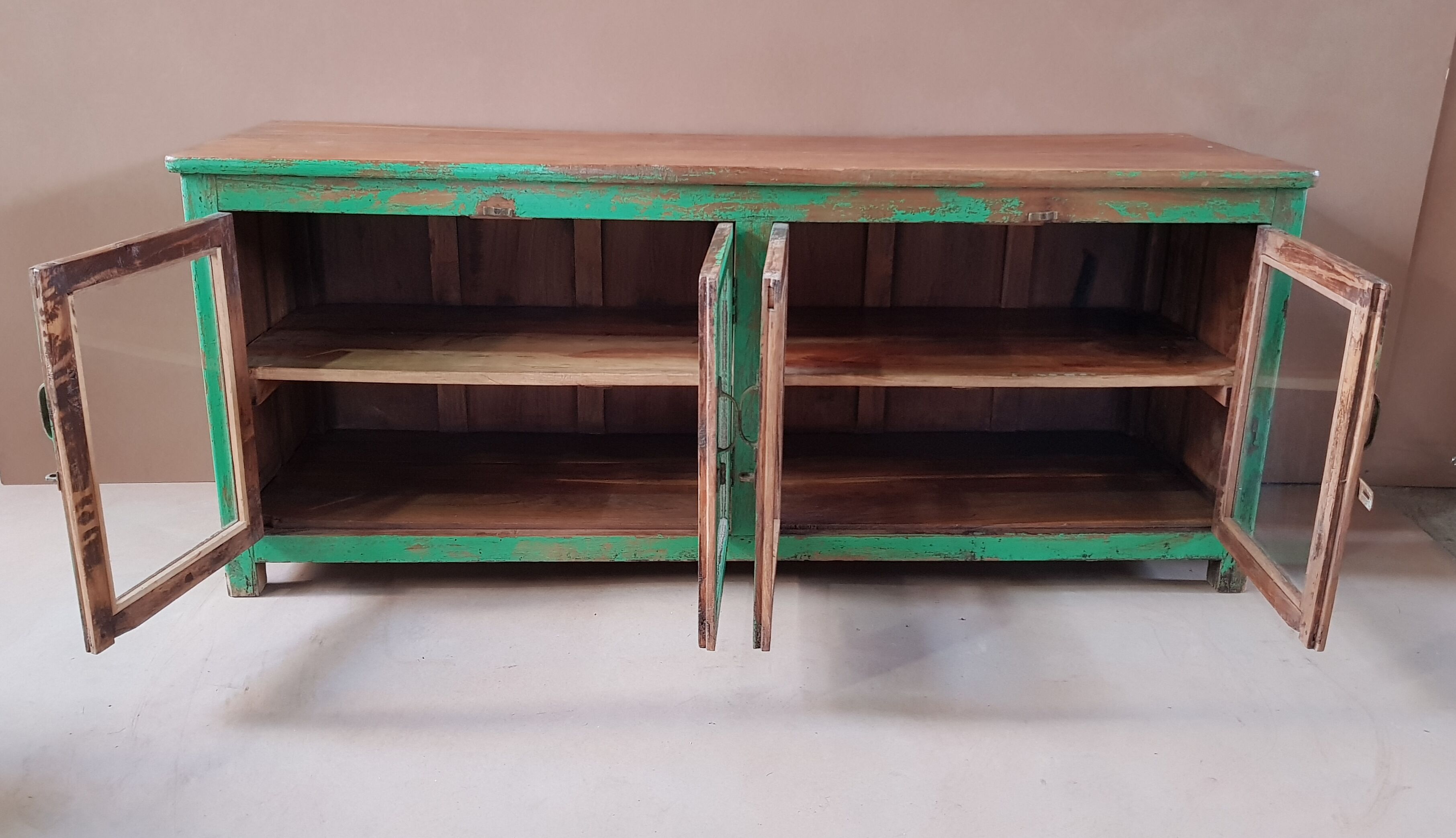 Low sideboard - Burmese teak TV stand