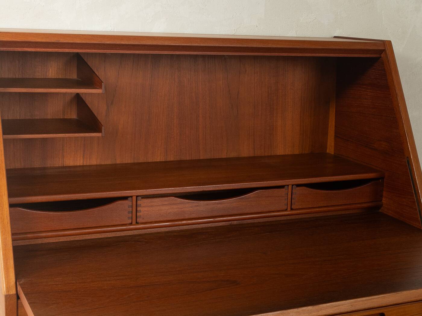 HJN Møbler secretary by Nils Jonsson (1960s, teak, restored)