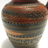 Handmade Brown Lacquered Earthenware Pitcher by Aldo Londi for Bitossi