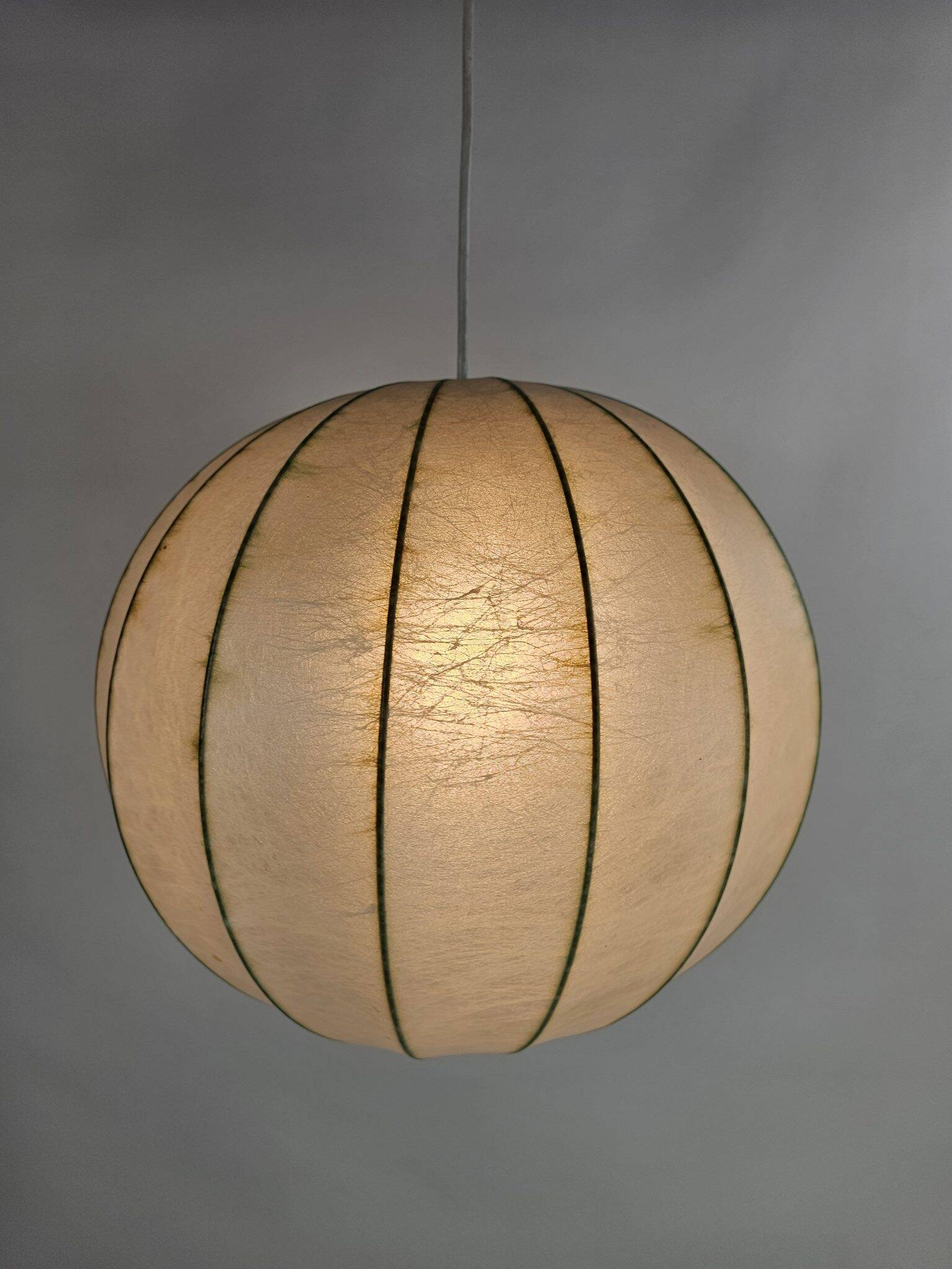 Lampe suspendue Cocoon ø45 cm Allemagne années 70