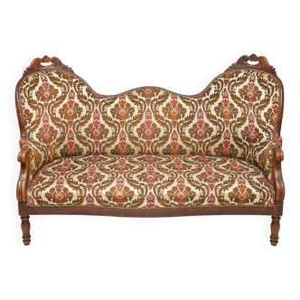 Walnut loveseat, 1930
