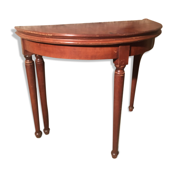 Table de jeu en noyer