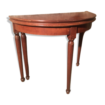 Table de jeu en noyer
