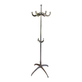 Designer coat rack in riveted chrome. Yasuaki Sasamoto "Dulton" Askilik