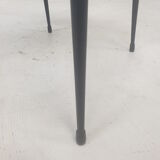 Set of 4 Italian Metal Dining Chairs, 1960's
