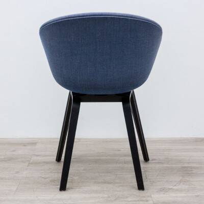 HAY AAC23 chair in dark blue fabric