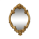 Golden mirror in Louis XV style