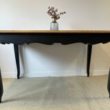 Regency style table in solid oak