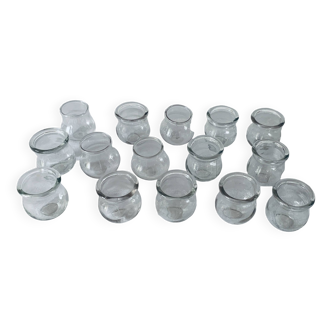 Set of 15 medicinal suction cup tealight holders