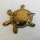 Brass turtle trinket bowl